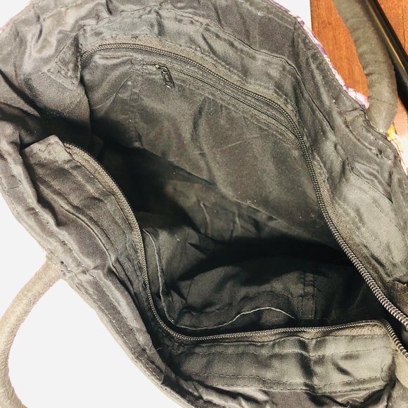 Boho Batik Beaded Indian Shoulder Tote Bag - Picture 6 of 6